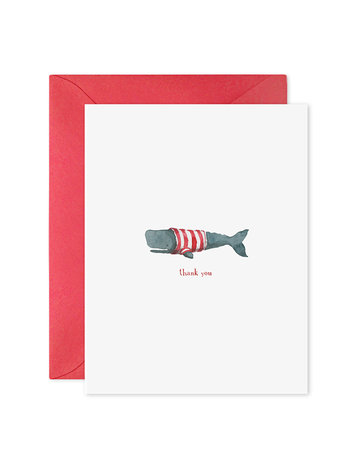 E. Frances Paper Studio Whale Thanks