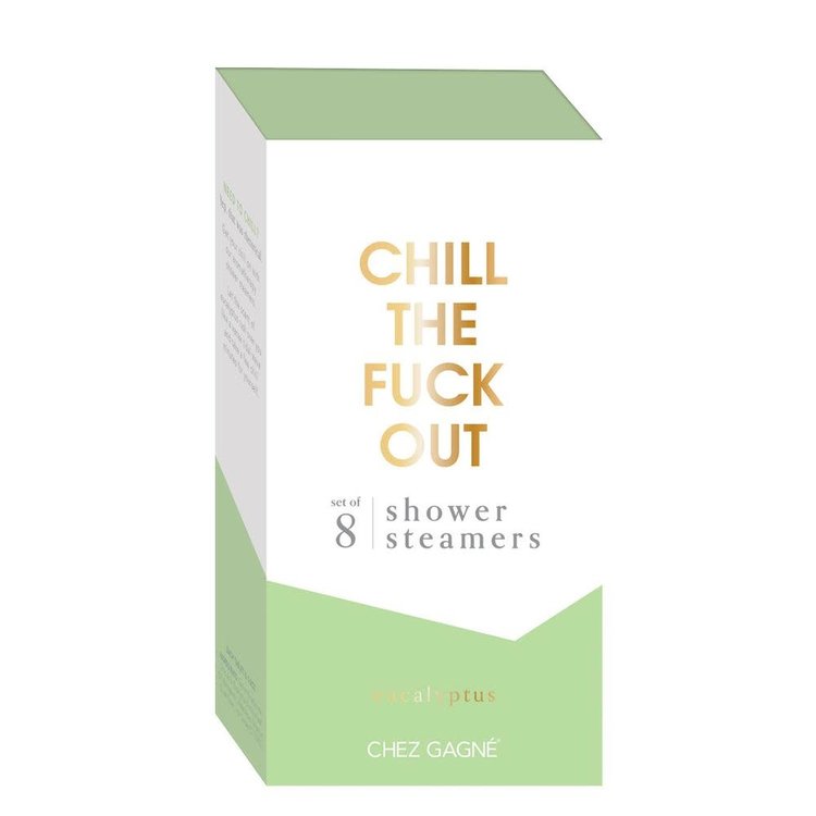 Chez Gagne Letterpress Chill The Fuck Out Shower Steamers