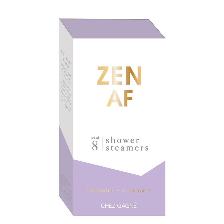 Chez Gagne Letterpress Zen AF Shower Steamers