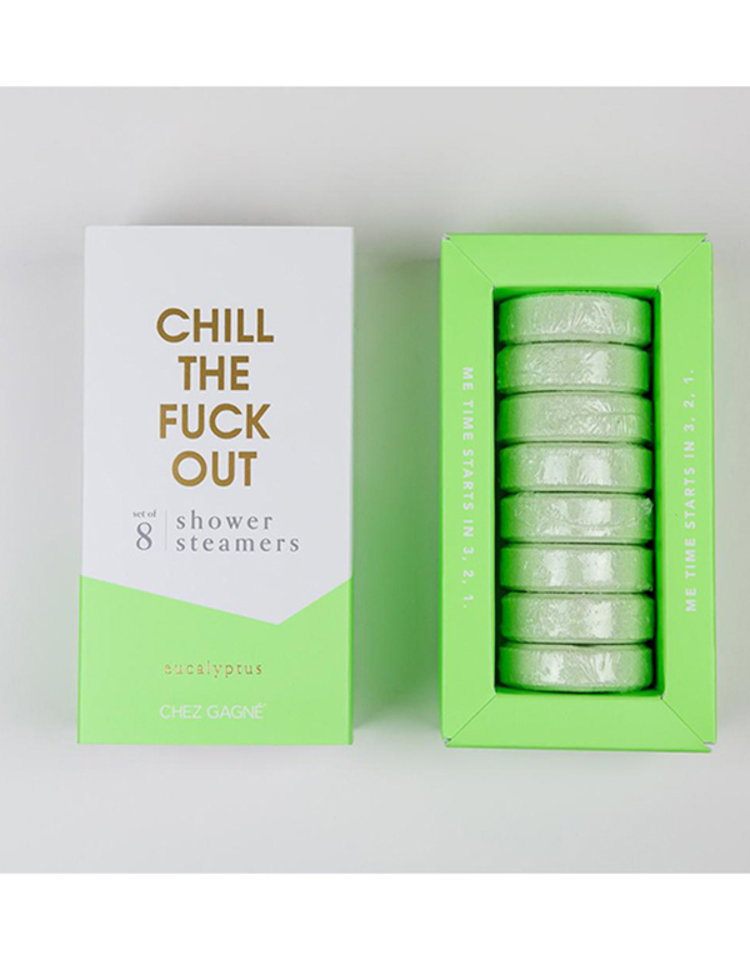 Chez Gagne Letterpress Chill The Fuck Out Shower Steamers