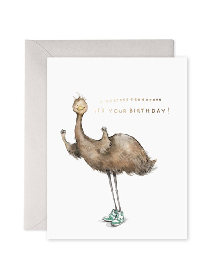 E. Frances Paper Studio Emu Birthday