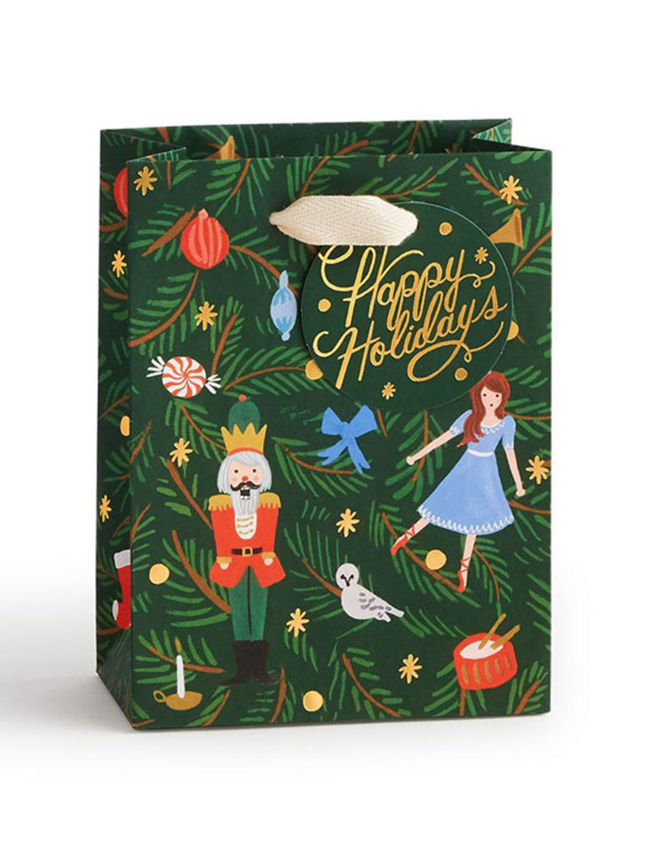 Rifle Paper Co. Nutcracker Gift Bag, Small