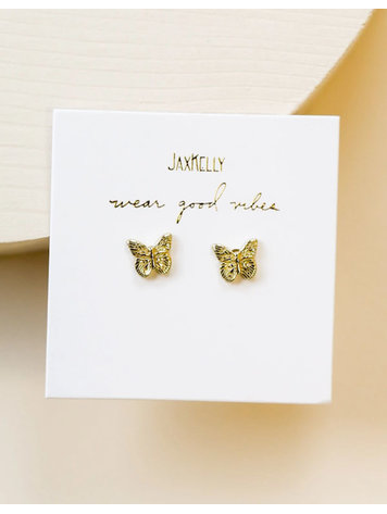 JaxKelly Butterfly Stud