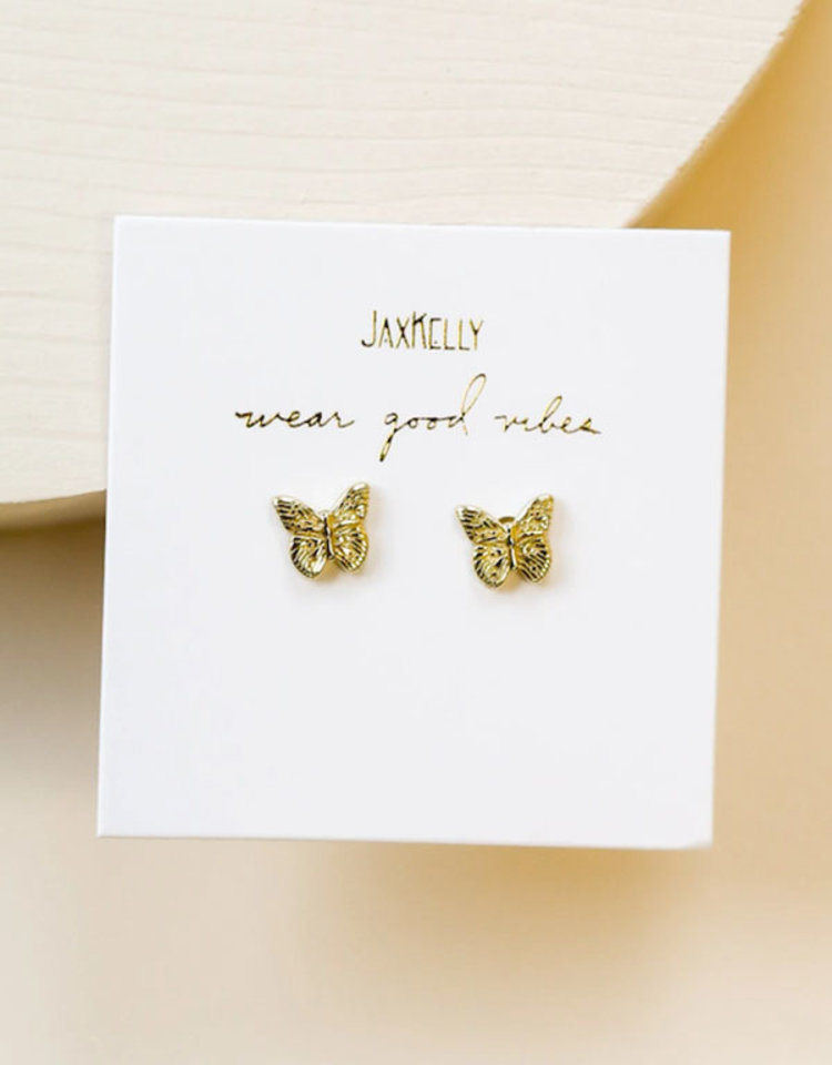 JaxKelly Butterfly Stud