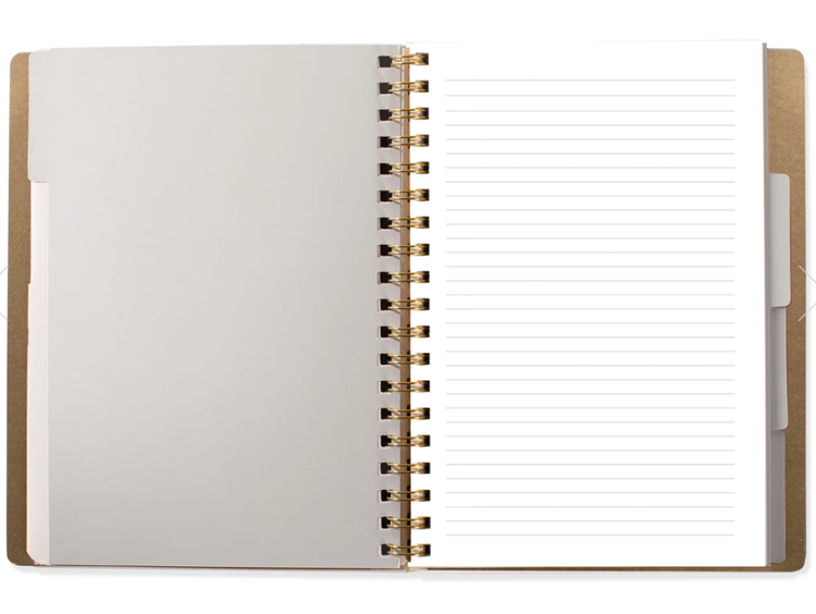 Fringe Studio Black Vegan Leather Standard Workbook