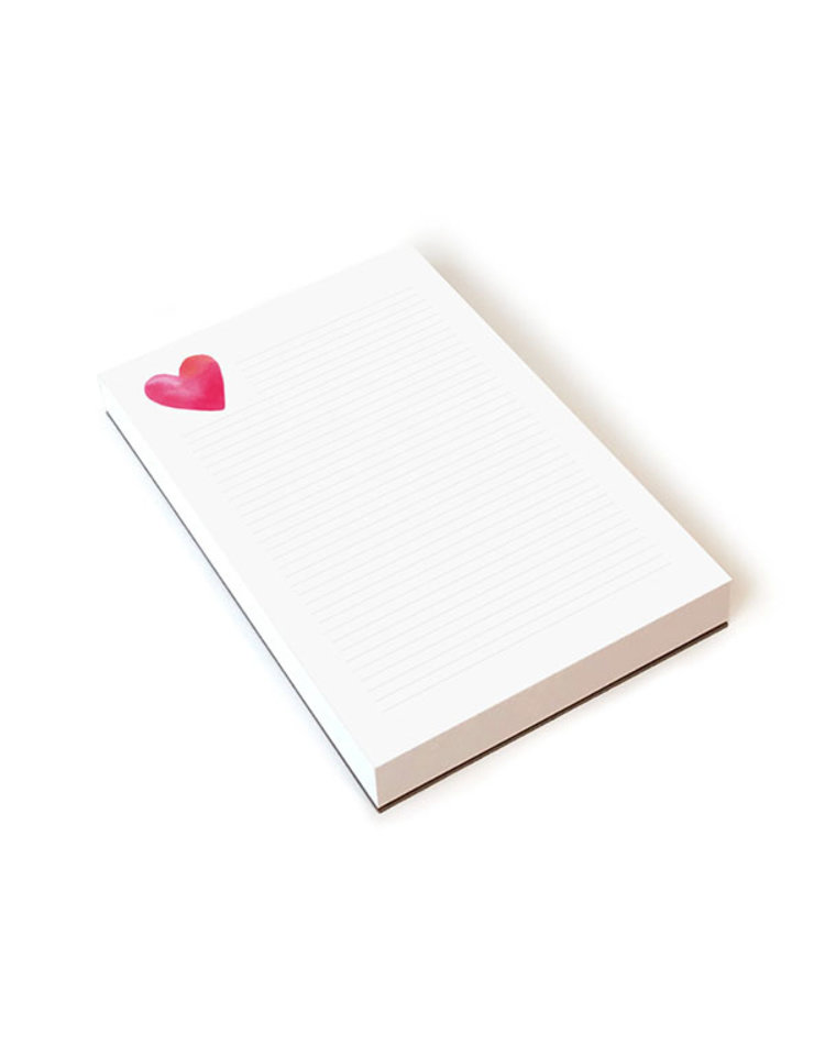 E. Frances Paper Studio Heart Lined Notepad