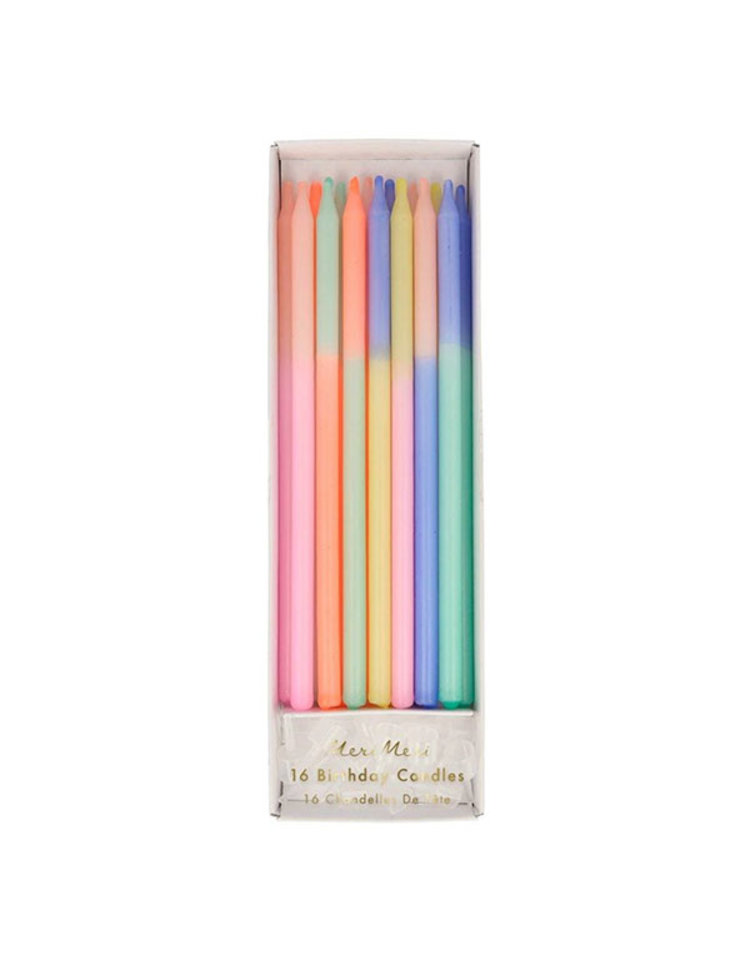 Meri Meri Multi Color Block Candles