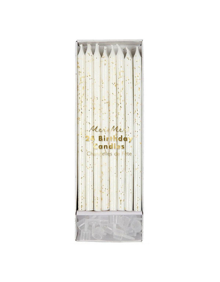 Meri Meri Gold Glitter Birthday Candles