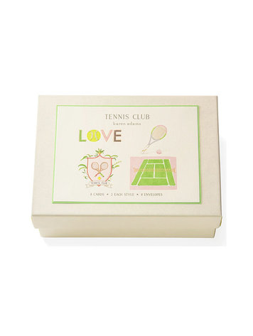 Karen Adams Designs Tennis Club Gift Box Note Cards