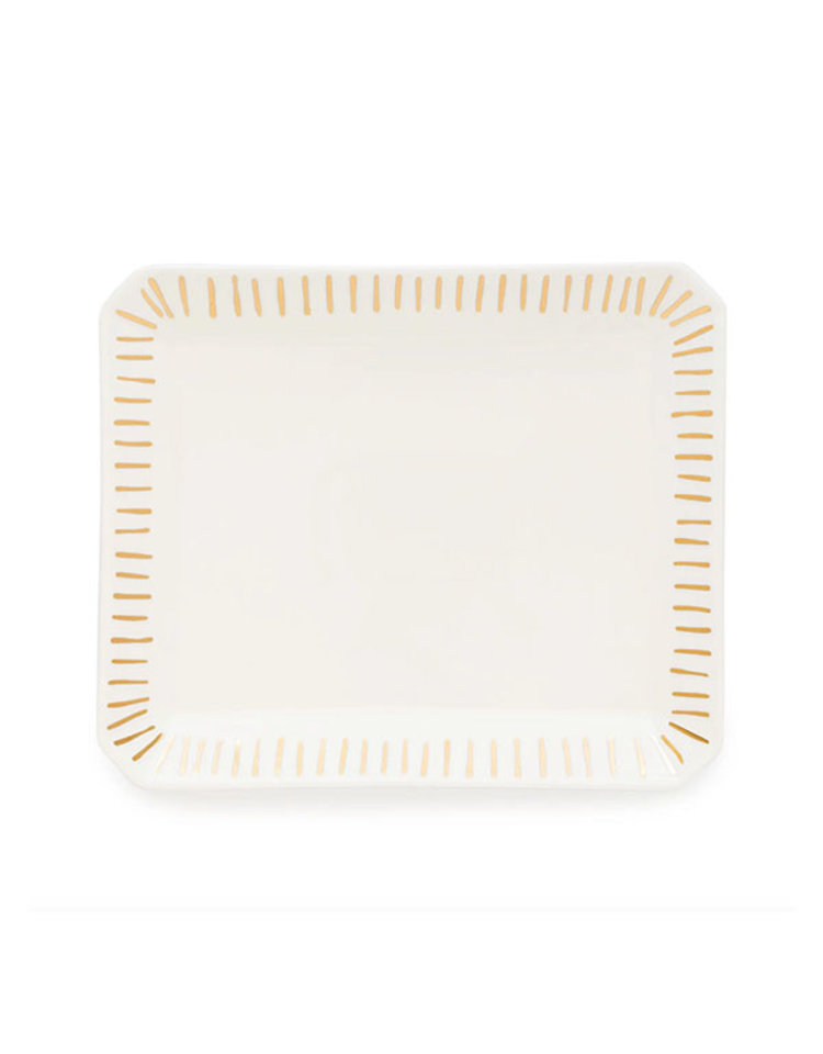 Sugar Paper Trinket Tray,  Large Ticking Stripe