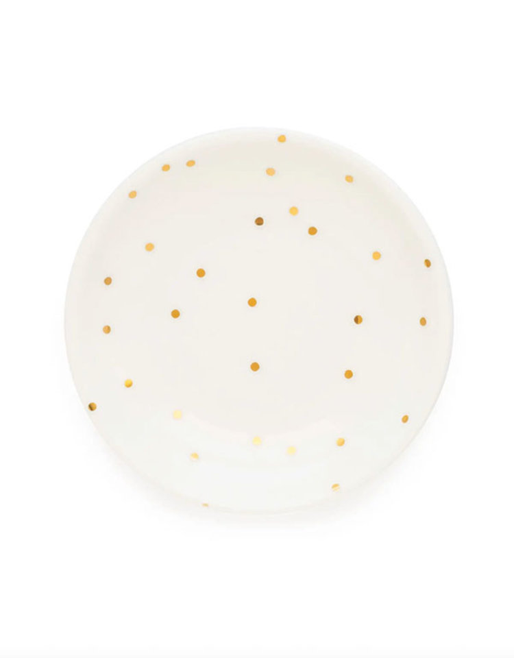 Sugar Paper Trinket Tray,  Small Round Scatter Dot