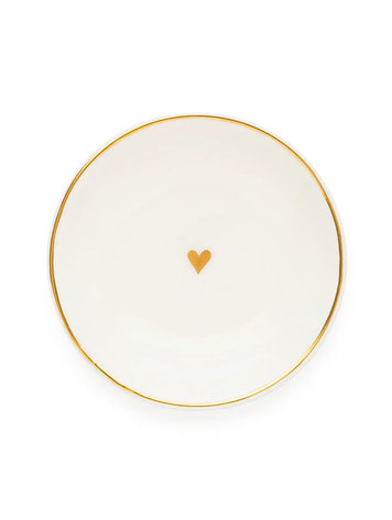 Sugar Paper Trinket Tray,  Small Round Heart