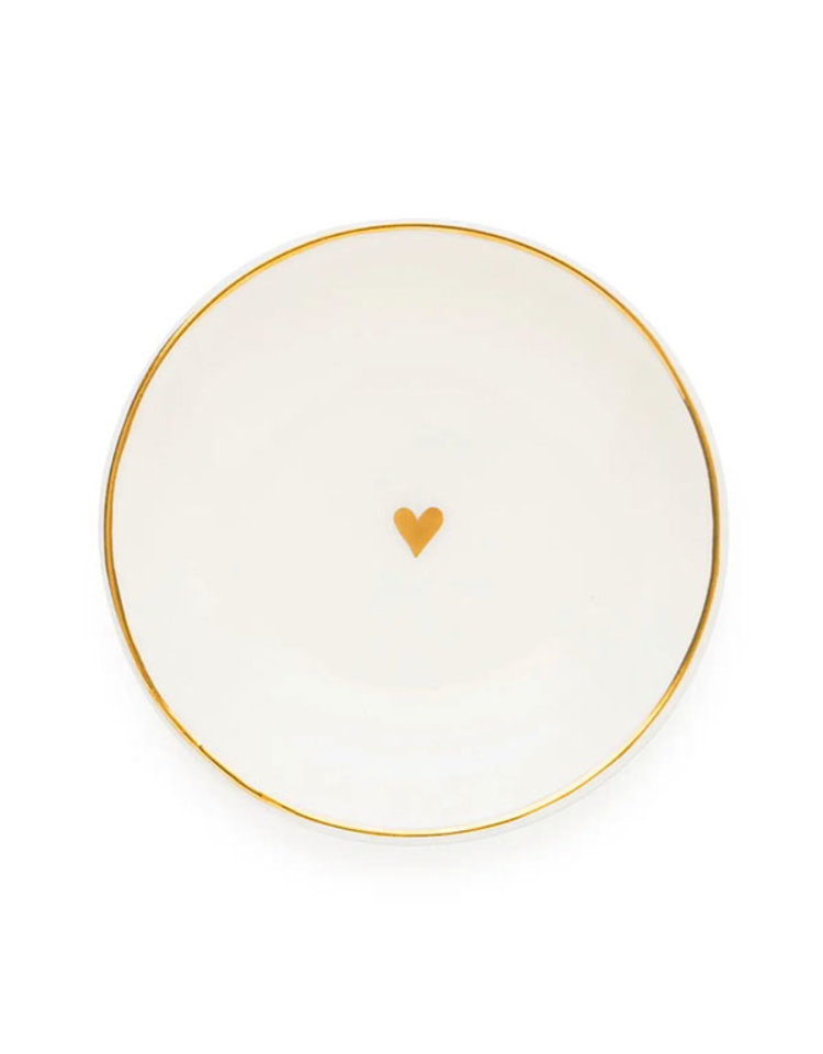 Sugar Paper Trinket Tray,  Small Round Heart