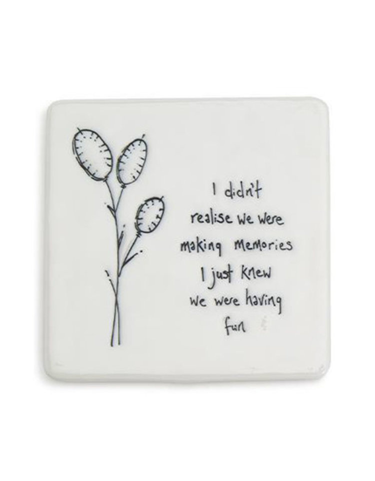 East of India Floral Coaster