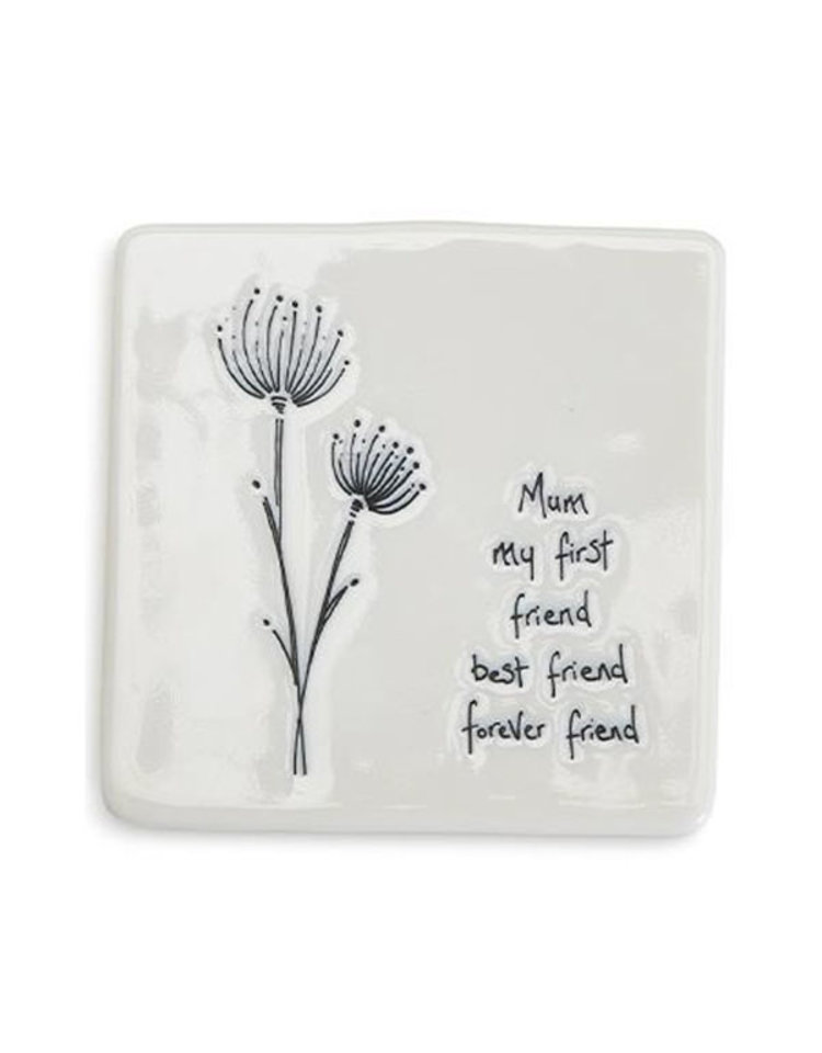 East of India Floral Coaster
