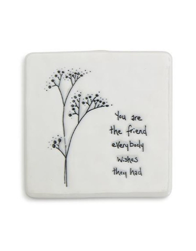 East of India Floral Coaster