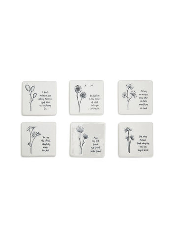 East of India Floral Coaster