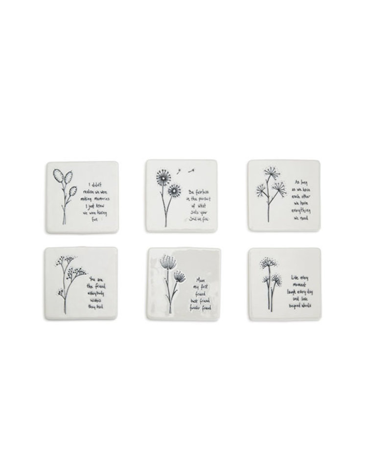 East of India Floral Coaster