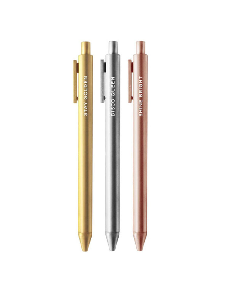 Talking Out Of Turn Jotter Sets, Stay Golden