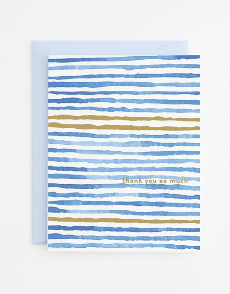 Party Sally Blue Waves Thank You