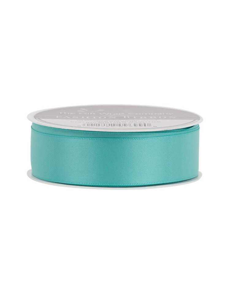 The Gift Wrap Company Luxury Satin Ribbon, Seafoam