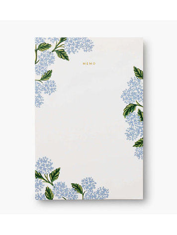 Rifle Paper Co. Hydrangea Memo Notepad