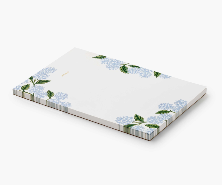 Rifle Paper Co. Hydrangea Memo Notepad