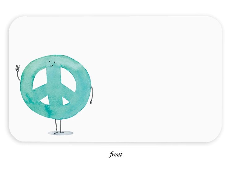 E. Frances Paper Studio Peace Out Little Notes