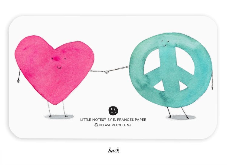 E. Frances Paper Studio Peace Out Little Notes