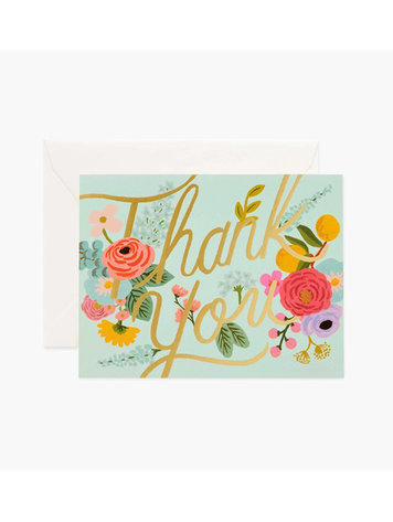 Rifle Paper Co. Mint Garden Thank You Box Set