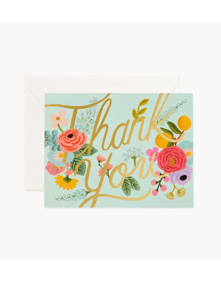 Rifle Paper Co. Mint Garden Thank You Box Set
