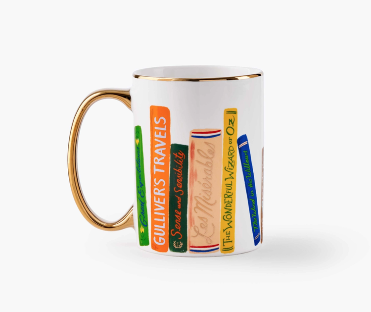 Rifle Paper Co. Book Club Porcelain Mug