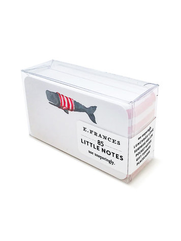 E. Frances Paper Studio Whale Little Notes
