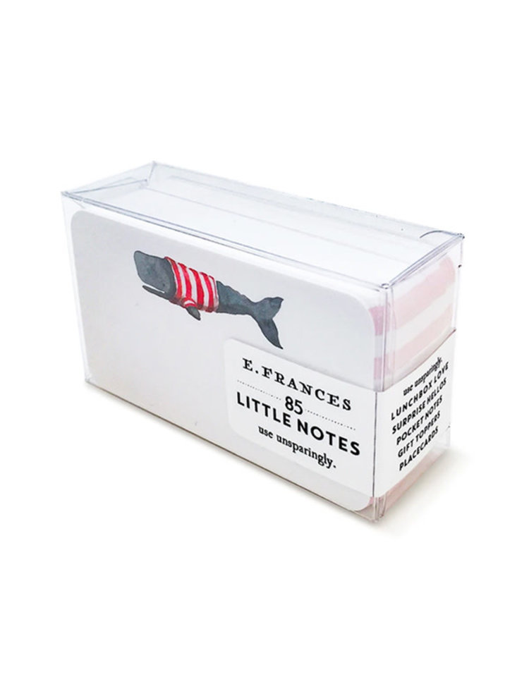 E. Frances Paper Studio Whale Little Notes