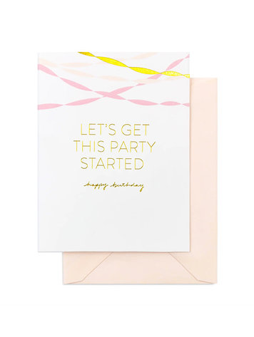 Sugar Paper Birthday Streamers