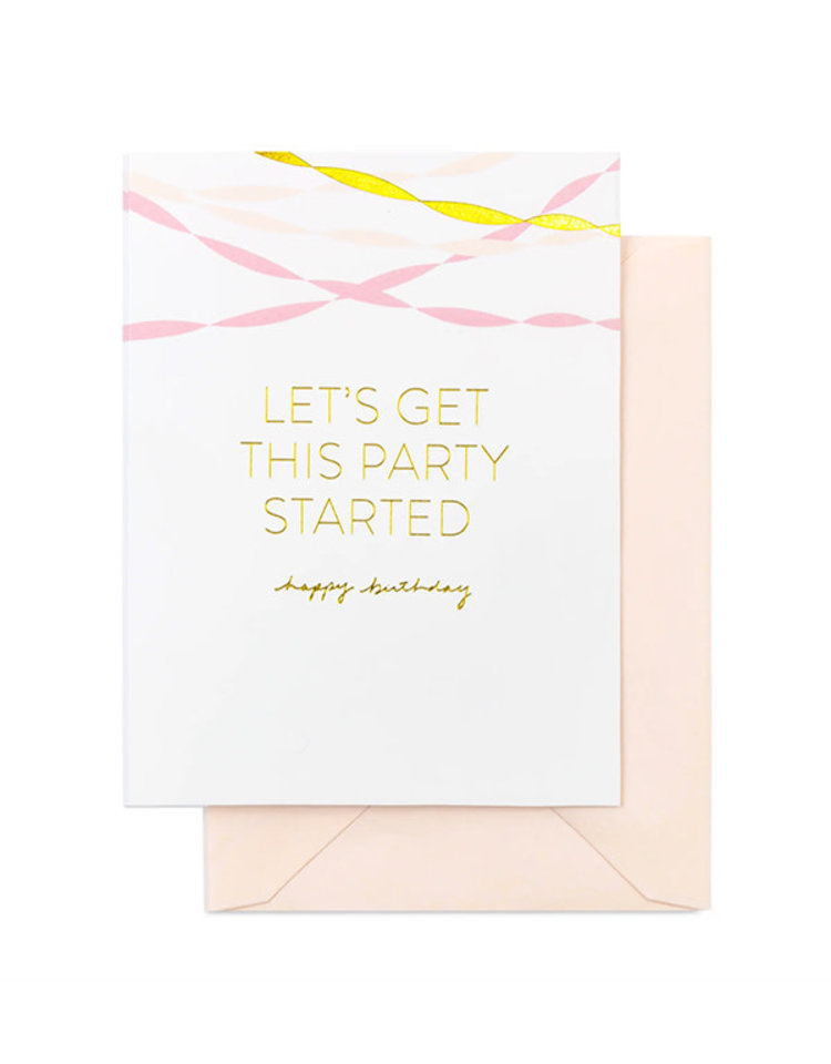 Sugar Paper Birthday Streamers