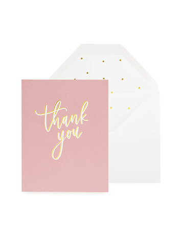 Sugar Paper Thank You Script