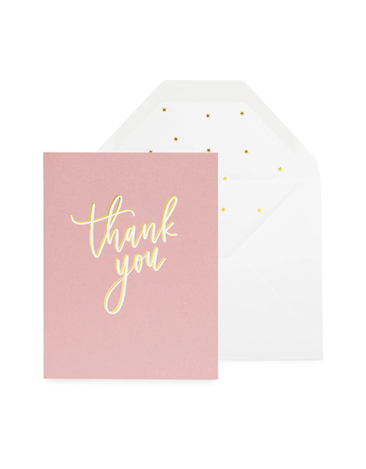 Sugar Paper Thank You Script