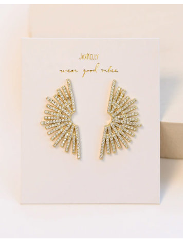 JaxKelly Celestial Sunburst Earrings