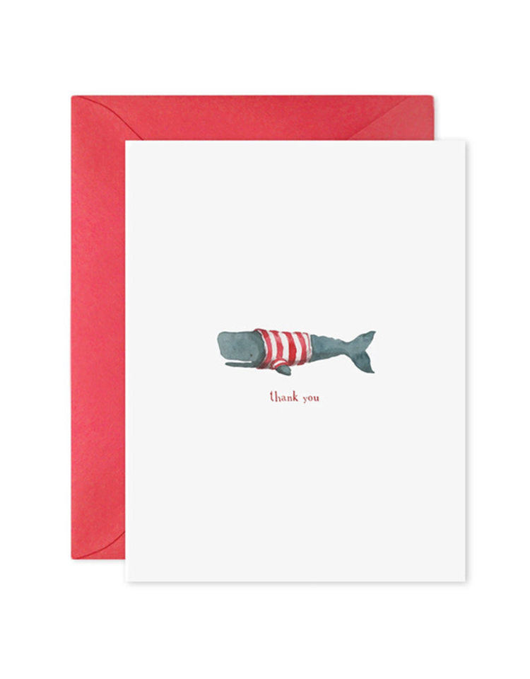 E. Frances Paper Studio Whale Thanks