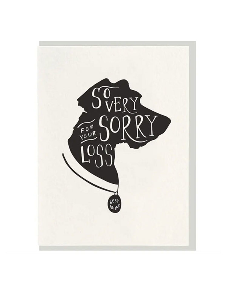 Dahlia Press So Very Sorry Dog Sympathy