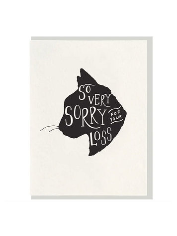 Dahlia Press So Very Sorry Cat Sympathy