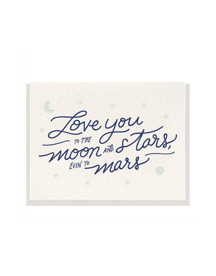 Dahlia Press Moon & Stars