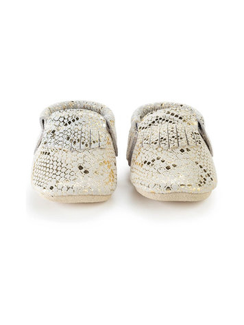 BirdRock Baby Rattlesnake Genuine Leather Baby Moccasins
