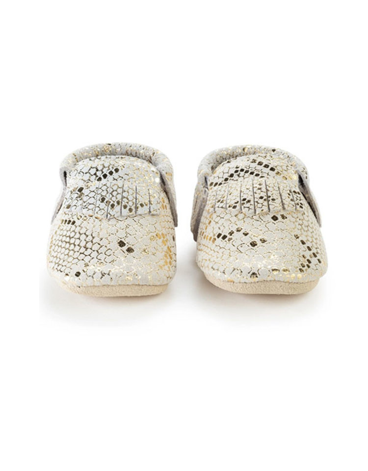 BirdRock Baby Rattlesnake Genuine Leather Baby Moccasins