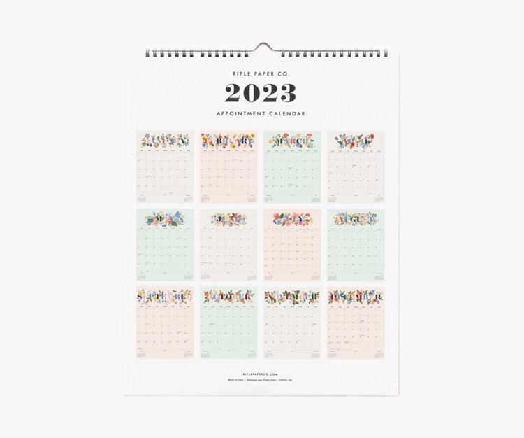 2023 Mayfair Appointment Calendar - Sweet Paper