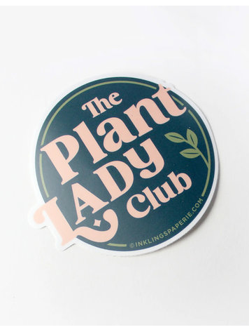Inklings Paperie Plant Lady Club Sticker