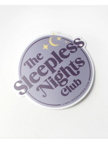Inklings Paperie Sleepless Nights Club Sticker