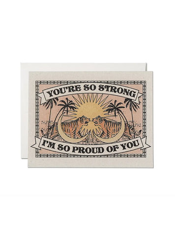 Red Cap Cards You're So Strong