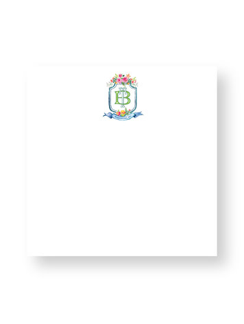Haute Papier Couture Crest Notepad, CR-4